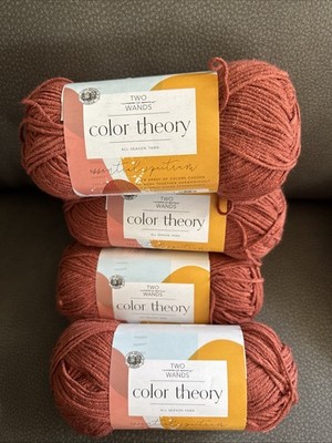 Lion Brand Yarn 619-132AG Two of Wands: Color Theory Canyon, 4 Pack