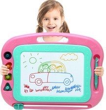 Magnetic Drawing Board Magna Kids Doodle Board,Toddler Toys for Girls Boys 3 4 5
