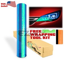 Chameleon Neo Dark Blue Headlights Taillight Fog Light Lamp Tint Film Vinyl Wrap Chameleon Neo Dark Blue Headlights Taillight Fog Light Lamp Tint Film Vinyl Wrap
