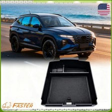 Car Center Console Armrest Storage Box Organizer Tray For Hyundai Tucson 2025