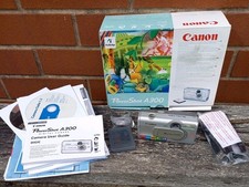 CANON POWERSHOT A300 3.2MP DIGITAL CAMERA WITH MEMORY CARD, USB ETC. BOXED VGC!