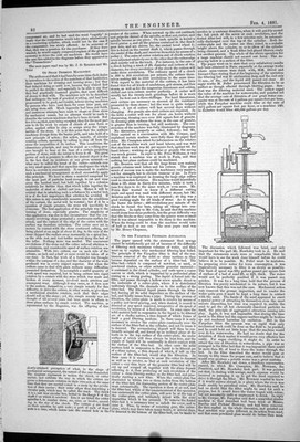 Antique Old Print 1881 Farquhar Filtering Apparatus Stone Dressing Machinery