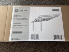 Palram Canopia Patio Cover Shade 3m X 3m NEW 5 Pc Set White