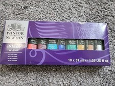 Winsor  Newton Artisan Water Mixable Oil Color Paint Set, 1.25-Oz 37Ml Tubes,