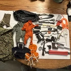 Vintage 75 Pieces Gi Joe Weapon And Clothing