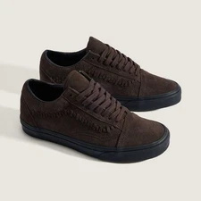 Vans Old Skool Crafted Stripe Sneakers Skate Shoes Brown VN000D9YY49 US 4-13