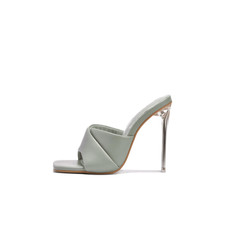 Cape Robbin Talulla Clear Stiletto Heels
