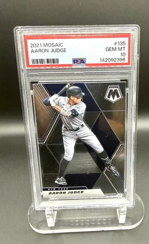 2021 Panini Mosaic Aaron Judge PSA 10 - POP 5, #135