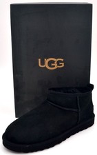 UGG Mens Classic Ultra Mini Mini Boots  Black  1137391-BLK  Authentic New