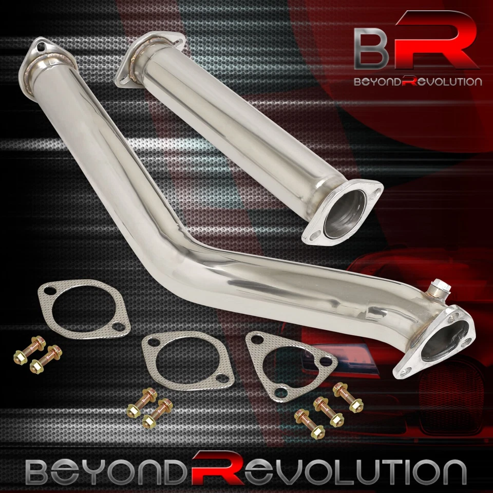 Para 1986-1992 RX7 FC3S JDM 3" 76mm Acero Inoxidable Escape 3 Pernos Turbo Tubo Foto 4 de 4
