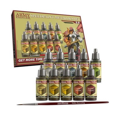 Warpaints Speedpaint Metallics Set 2.0 WP8057 Speed Painting Contrast Farben Pai