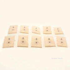 GC Electronics 30-9732 Ivory 4-Conductor F-Type Coaxial Flush Wallplates 10pcs