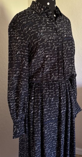 Les Copains-Silk Blouson Dress-Size 38-US 6-Mader in Italy - Picture 4 of 8