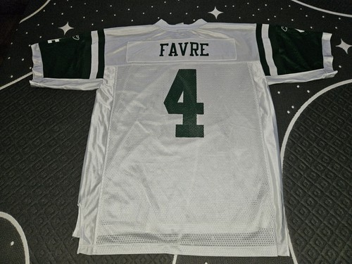 Reebok On Field Trikot Herren Large Favre Jets #4 weiß NFL Football - Bild 10 von 13