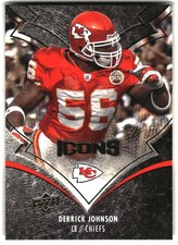 2008 Upper Deck Icons #49 Derrick Johnson Kansas City Chiefs