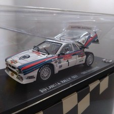 Kyosho 1/43 Lancia Rally 037 Martini #1 3rd Sanremo Rally 1985 Model