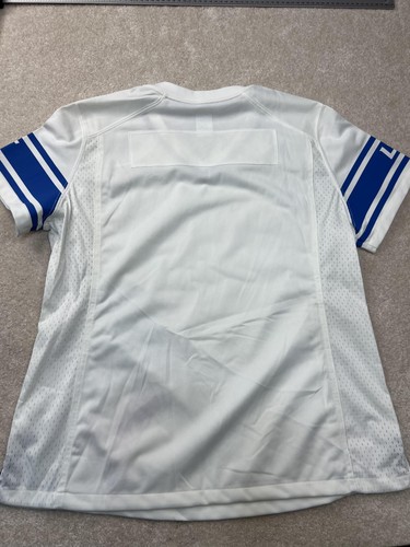 Detroit Lions Jersey Mens XL White Blue NFL Football On Field Nike Blank Custom - Picture 7 of 10