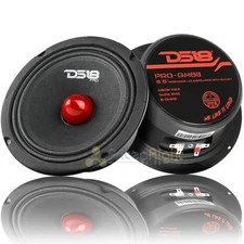 2 DS18 PRO-GM6B 6.5" Midrange Bullet Speakers 480 Watts Max Power 8 Ohm Speaker
