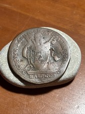 1801 Italian States Papal States 1 Baiocco KM 1263