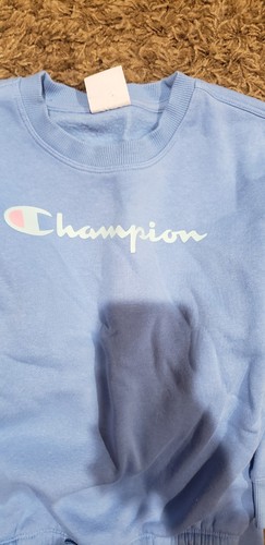 Champion sweat pant set size 6 sweatshirt & sweatpants color of spring Baby blue - Picture 4 of 8