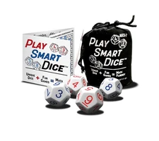 PlaySmart Dice: Uniquely Numbered Dice System with 5 Fun Math Games That Help...
