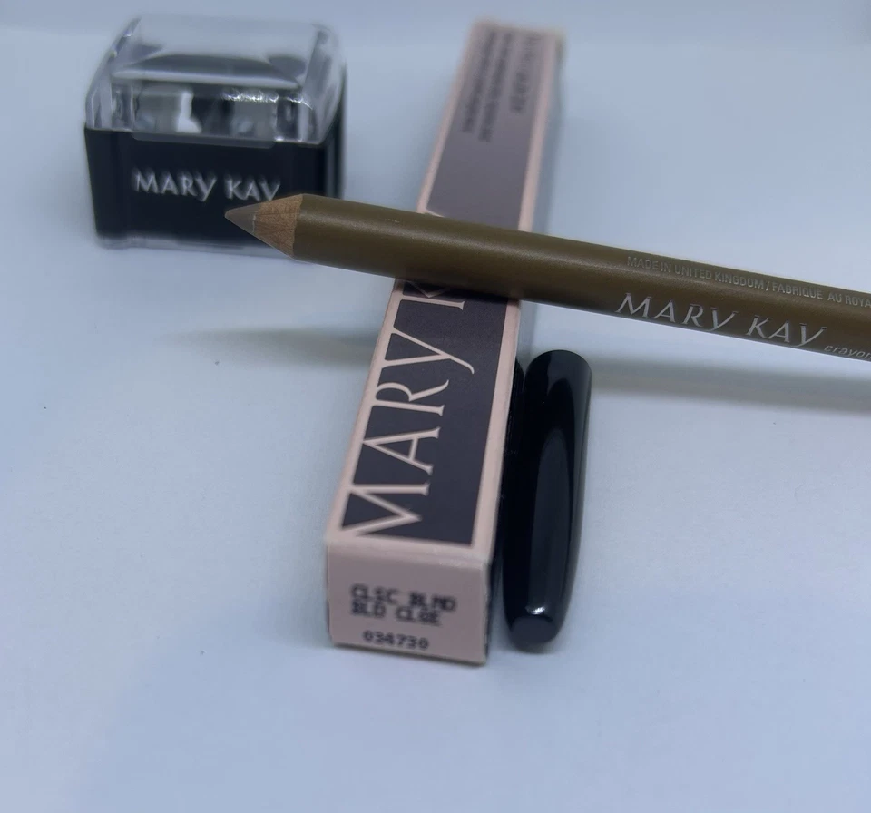 MARY KAY BROW DEFINER~CLASSIC BLONDE~034730~DISCONTINUED FREE MK SHARPENER - Image 4 of 4