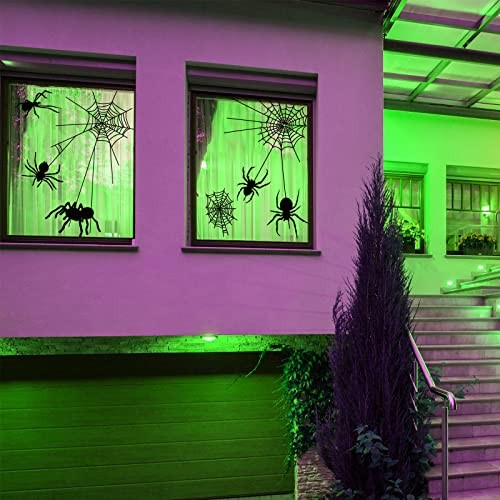 Large Halloween Window Decorations Spooky Monster Clings Halloween Scary - Foto 7 di 8