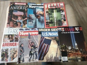 September 11, 2001-2002 Time, Newsweek,US News Magazine Special Edition 9/11