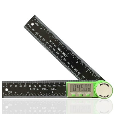 Digital Angle Finder Protractor, 2-in-1 Digital Miter Saw Protractor, 7 Inch/...