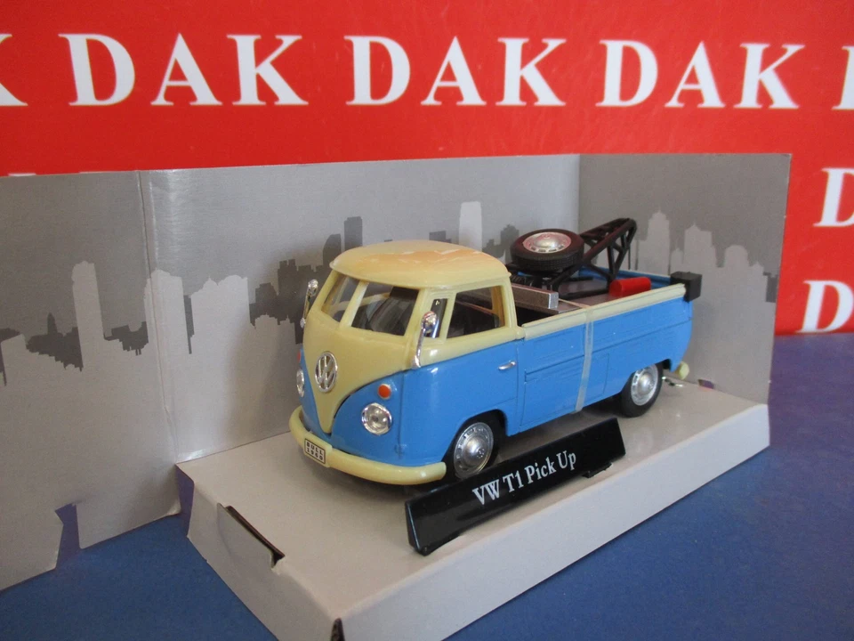 Die cast 1/43 Modellino Furgone Volkswagen T1 Pick Up Tow Truck by Cararama - Immagine 2 di 4