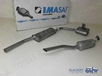 Imasaf Auspuffset Mitteltopf + Endtopf für Austin Montego 2.0 1984-09/1985