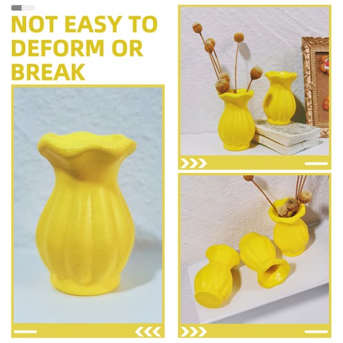 Mini jarrón de cerámica casa de muñecas accesorios de paisaje mesa única brote pequeño - Imagen 9 de 12