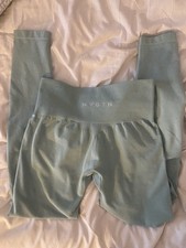 NVGTN Women's Green Ankle Leggings S Stretch Nylon Spandex Athleisure Yoga
