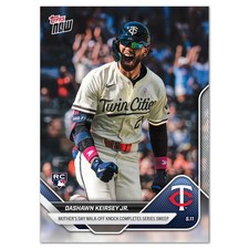DaShawn Keirsey Jr. - 2025 MLB Topps NOW - Card 166 - RC Rookie - PR: 580