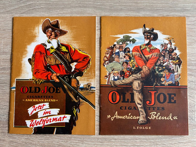 Old Joe Cigarettes American Blend 1. + 2. Folge im Set mit Anschreiben Z2 #4746