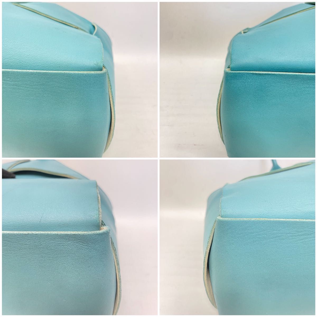 Bottega Veneta Arco Tote Bag Blue Intrecciato with Pouch thumbnail 4