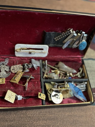 Tie Clips and Tie Pins Set Multiple Styles