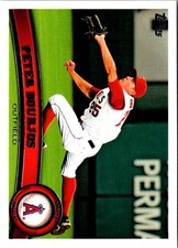 2011 Topps Peter Bourjos #185 Los Angeles Angels Baseball Card