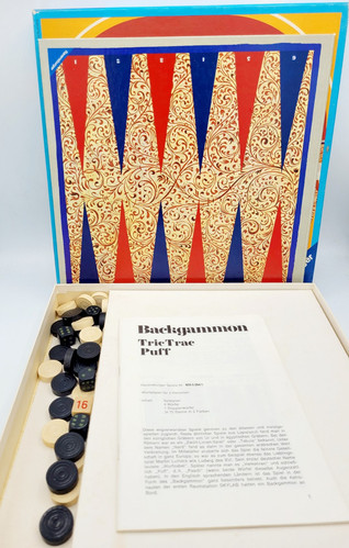 Ravensburger Gesellschaftsspiel Backgammon Tric Trac Puff Backgammon Vollständig - Bild 2 von 3