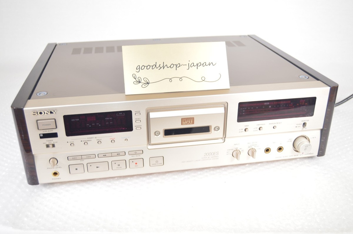 Sony DTC-2000ES デジタル オーディオ テープ (DAT) デッキ SONY DTC-2000ES DAT Deck Digital Audio Tape Recorder Tested