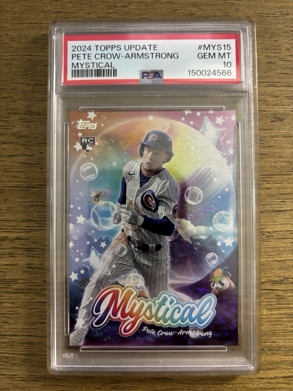 Pete Crow-Armstrong #MYS-15 (Baseball Cards 2024 Topps Update Mystical) — is it worth grading?