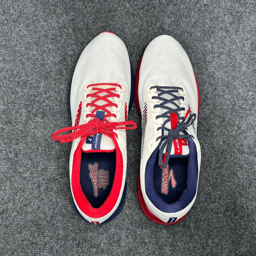 Brooks Launch 7 USA Running Shoes Men's Size 13 Red White Blue Athletic Training - Picture 9 of 13