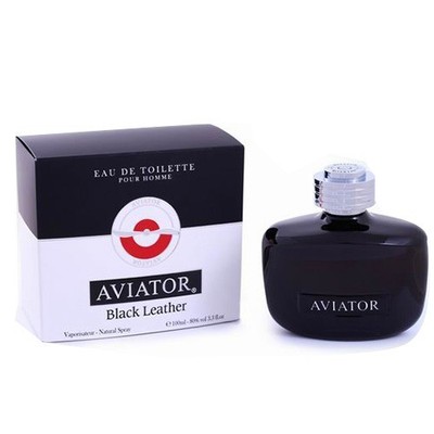 Paris Bleu Aviator Black Leather Eau de Toilette für Männer 100 ml