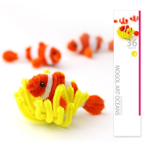Vorteilspack: Pfeifenputzer Art Oceans Nr.36 Clownfisch (mit Seeanemone) - Bild 1 von 3