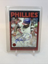 2021 Topps 1986 Ryan Howard Beautiful Signed Auto 24/25  Red #86A-RH