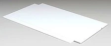 Plastruct White Sheet Styrene .080 (2) - Model Scratch Building Plastic Sheet