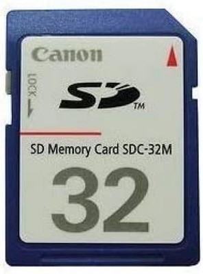 Genuine Canon 32 MB Secure Digital Memory Card for Powershot Cameras (SDC-32M)