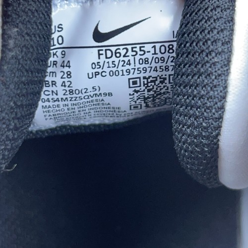 Botines Nike Alpha Huarache Elite 4 bajos MCS blancos para hombre talla 10 FD6255-108 NUEVOS - Imagen 9 de 9