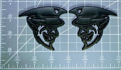 Dodge Pursuit Side Marker Heads BLACKOUT