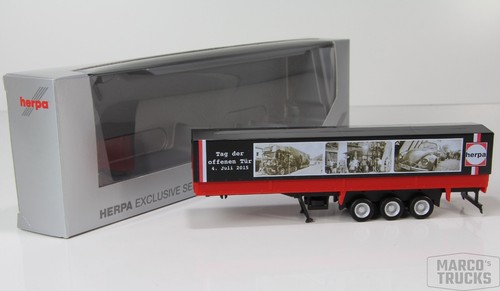 Herpa Anhänger Plattform / Plane "Herpa Tag der offenen Tür 2015" /H6705